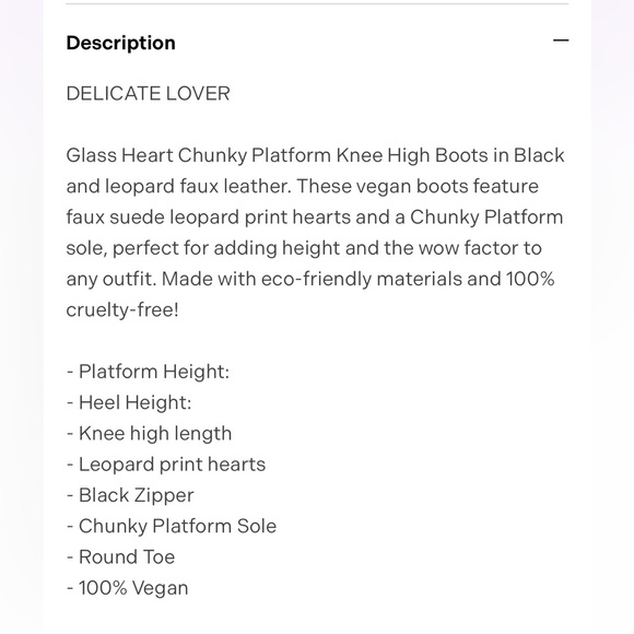 BNIB Lamoda Leopard Print Glass Heart Chunky Platform Knee High Boots - Picture 5 of 6